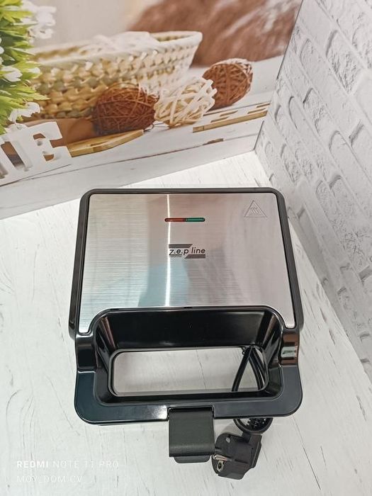 Німецький мультимейкер 7 в 1! Вафельниця ZP-806 Гриль 2200 Вт Zepline