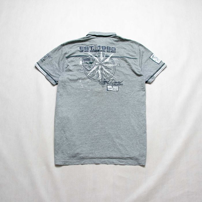 Camp David koszulka polo z nadrukami XL