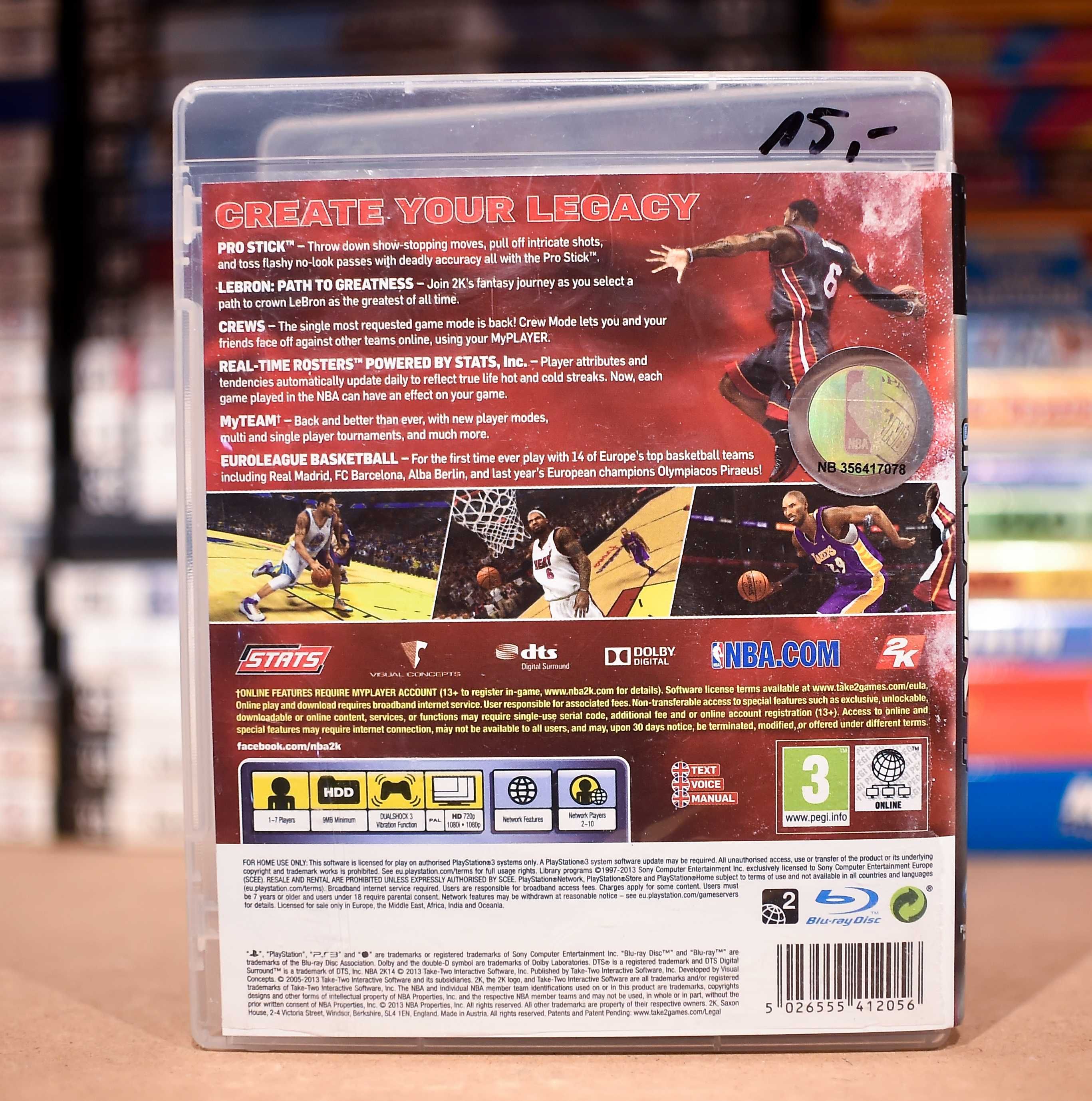 PS3 # NBA 2K14 (Uszkodzone Pudełko)