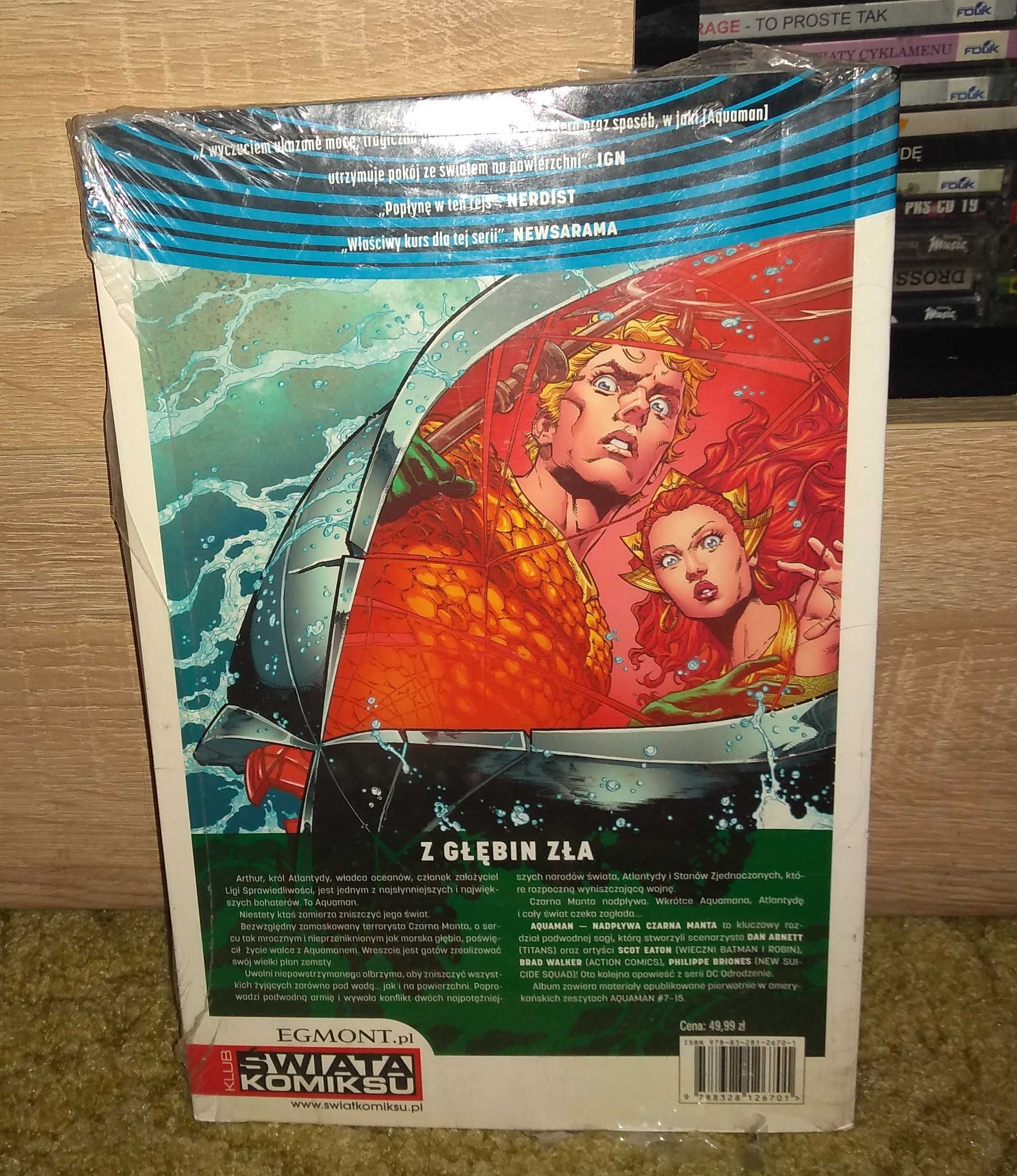 DC Aquaman Odrodzenie Tom 2 Nadpływa Czarna Manta / NOWA /