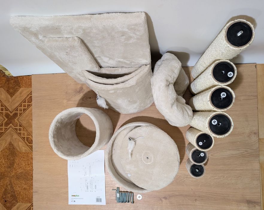 Penelope Drapak Dla Kota Beżowy 55X40X116Cm Po Zwrocie