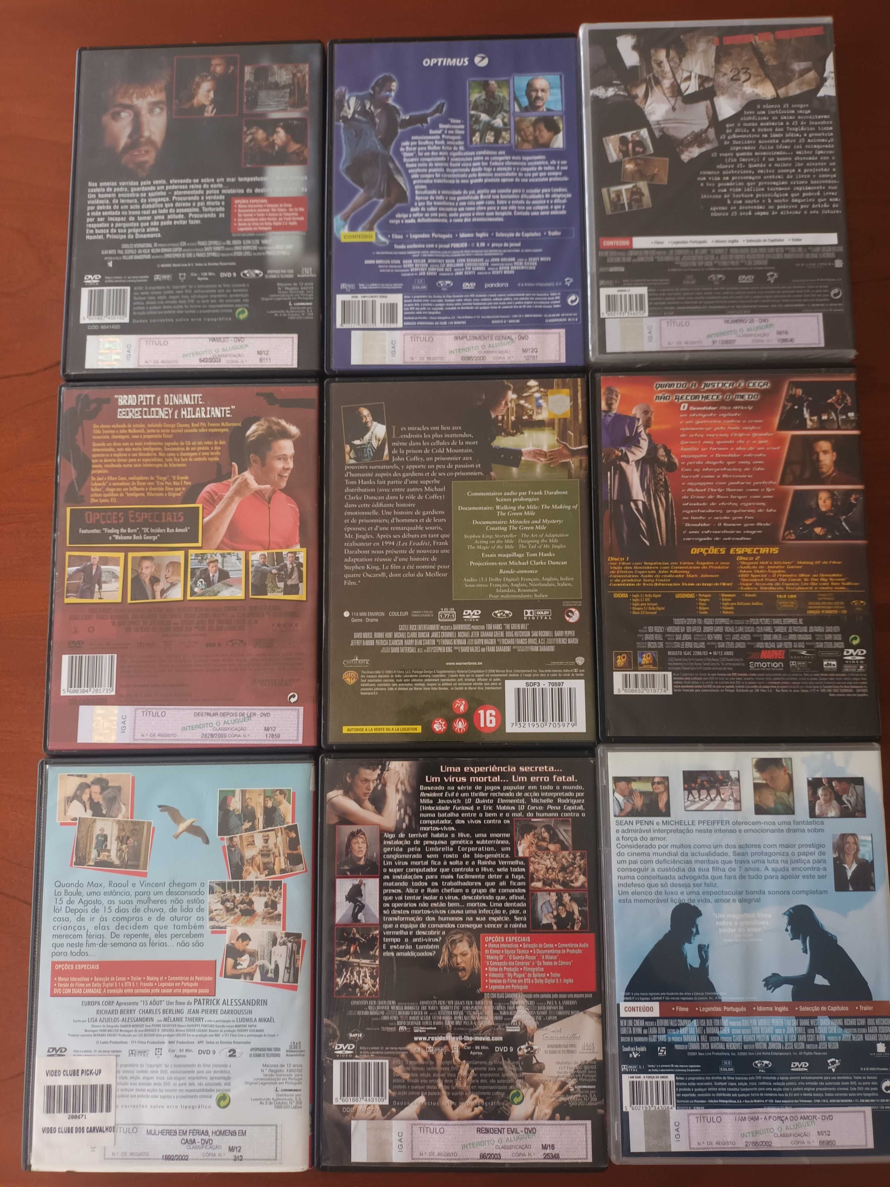 Lote de 21 filmes em Dvd