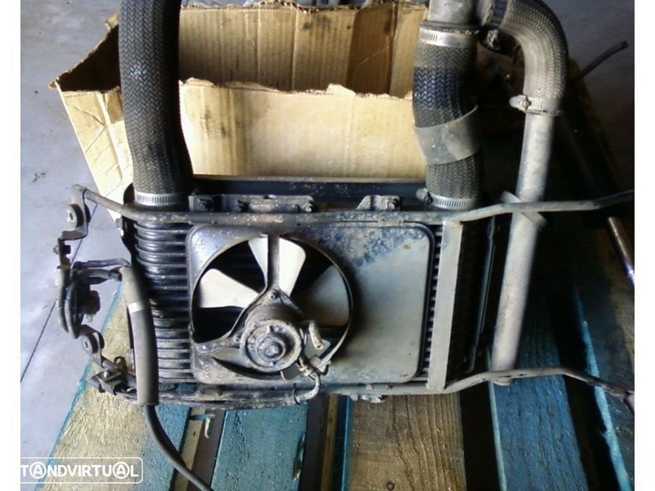 Intercooler com ventilador mitsubishi pajero 2.5td