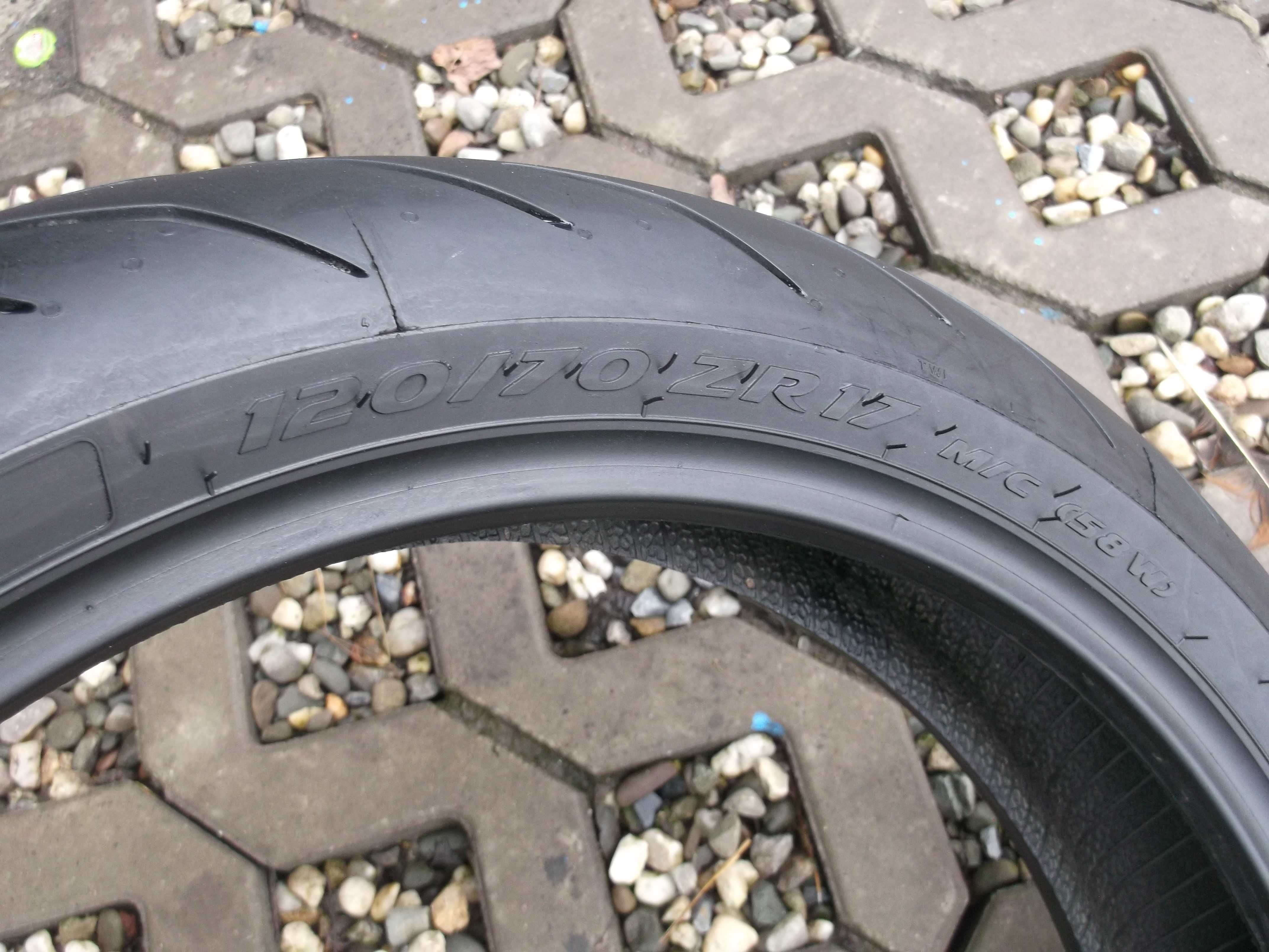 opona 120/70ZR17 Pirelli Diablo Rosso 3 dot4120 3mm cbr r1