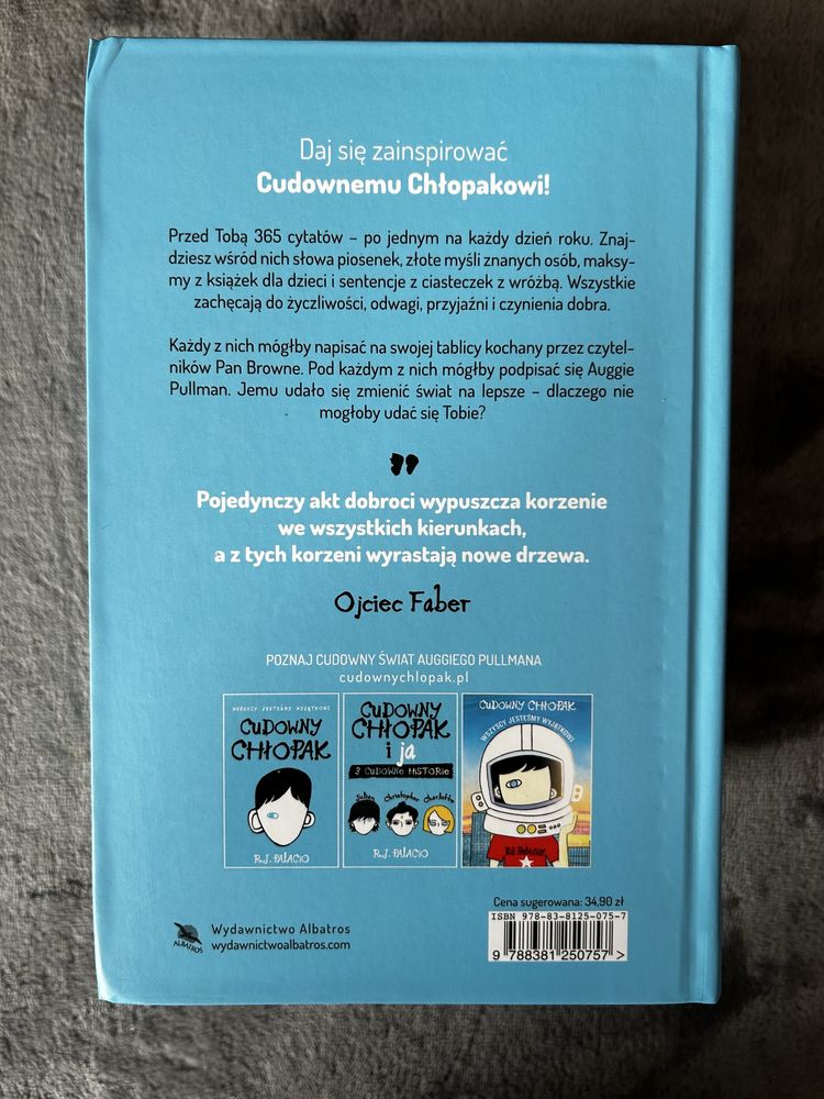 książki ze świata Cudownego chłopaka R.J. Palacio