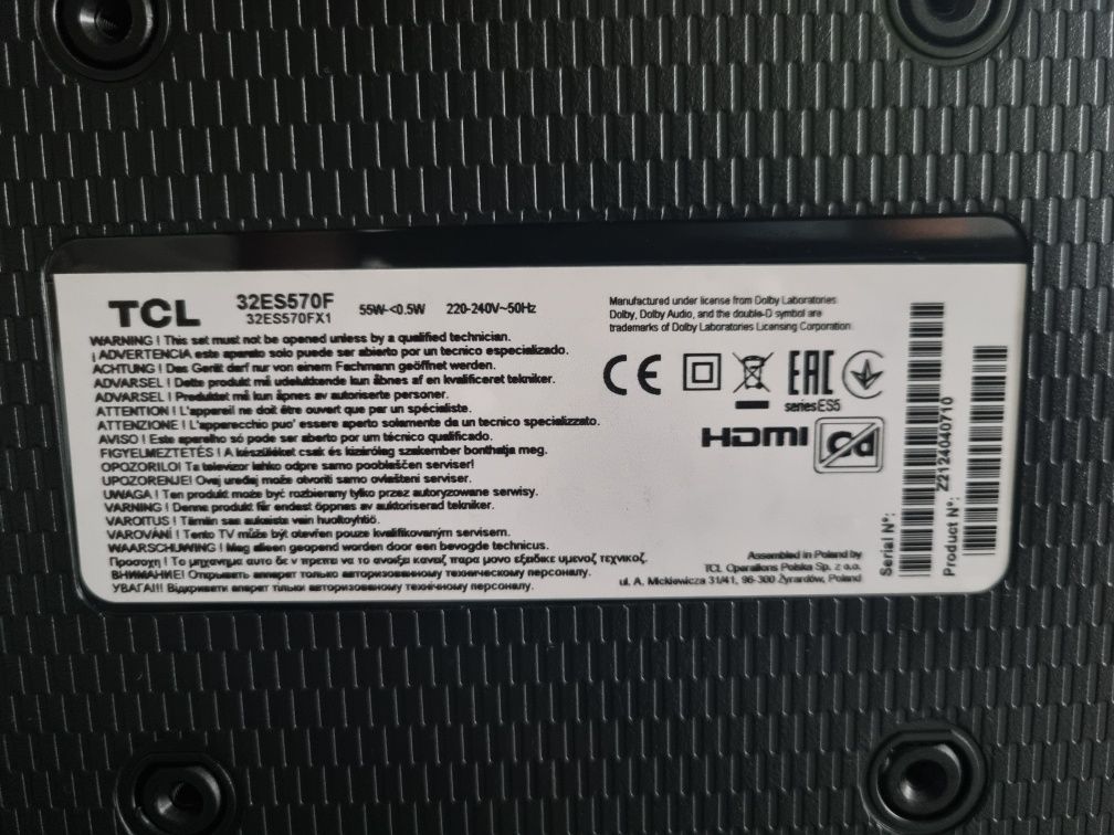 TCL 32ES570F LED Android