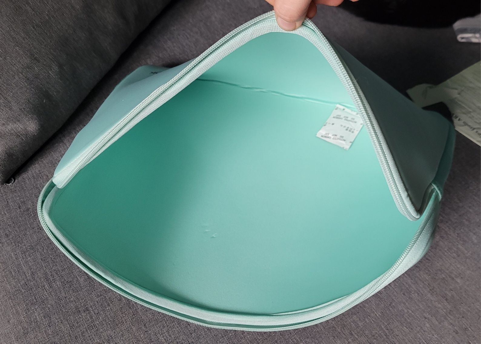 Pokrowiec etui kieszeń na laptop miętowa 17'