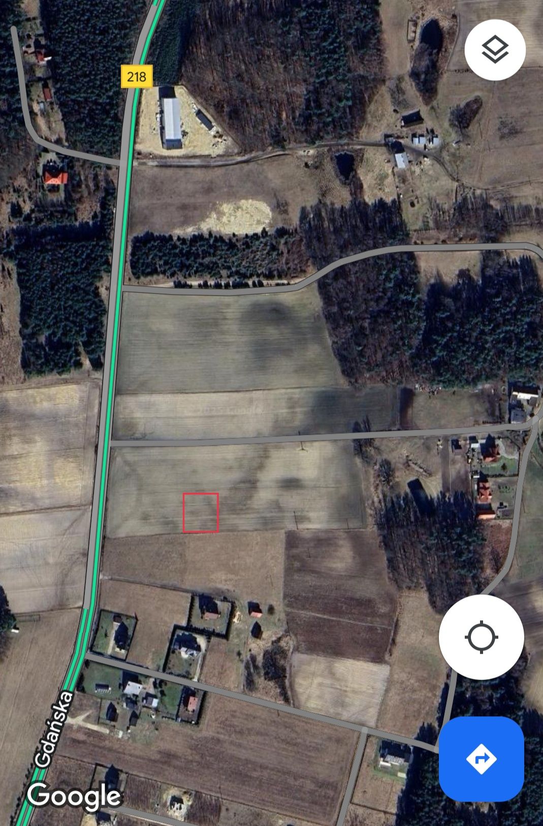 Działka budowlana 1288m2 Bieszkowice
