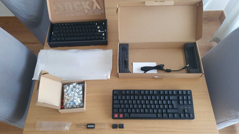 Teclado mecânico CIY X77 gaming TKL