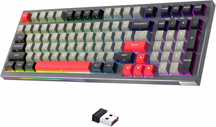 KEMOVE K98 – Klawiatura mechaniczna 3 tryby, RGB, Hot-Swap, PBT, Red S