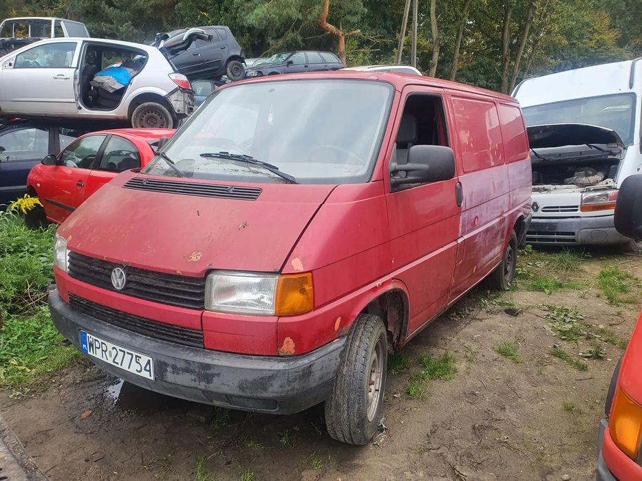 vw transporter t4 maska zderzak lampa grill błotnik drzwi zbiornik paliwa szyba lusterko
