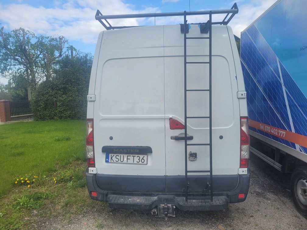 Renault Master L3 Bagażnik dachowy CRUZ rolka podest drabina