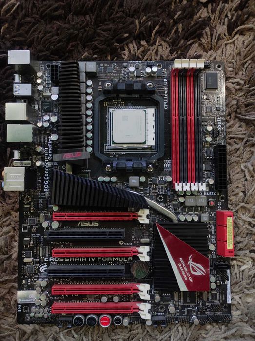 Топ комплект на AM3 Asus ROG CrossHair IV Formula + Phenom II X6 1100T