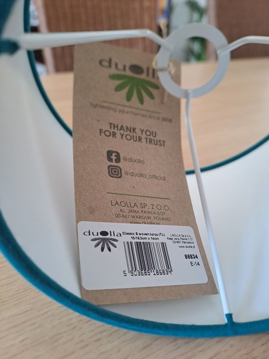 PROMOÇÃO: Abajures azuis novos