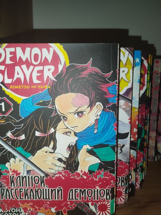 Всі томи «Клинок, який знищує демонів» (до уваги російською мовою!)