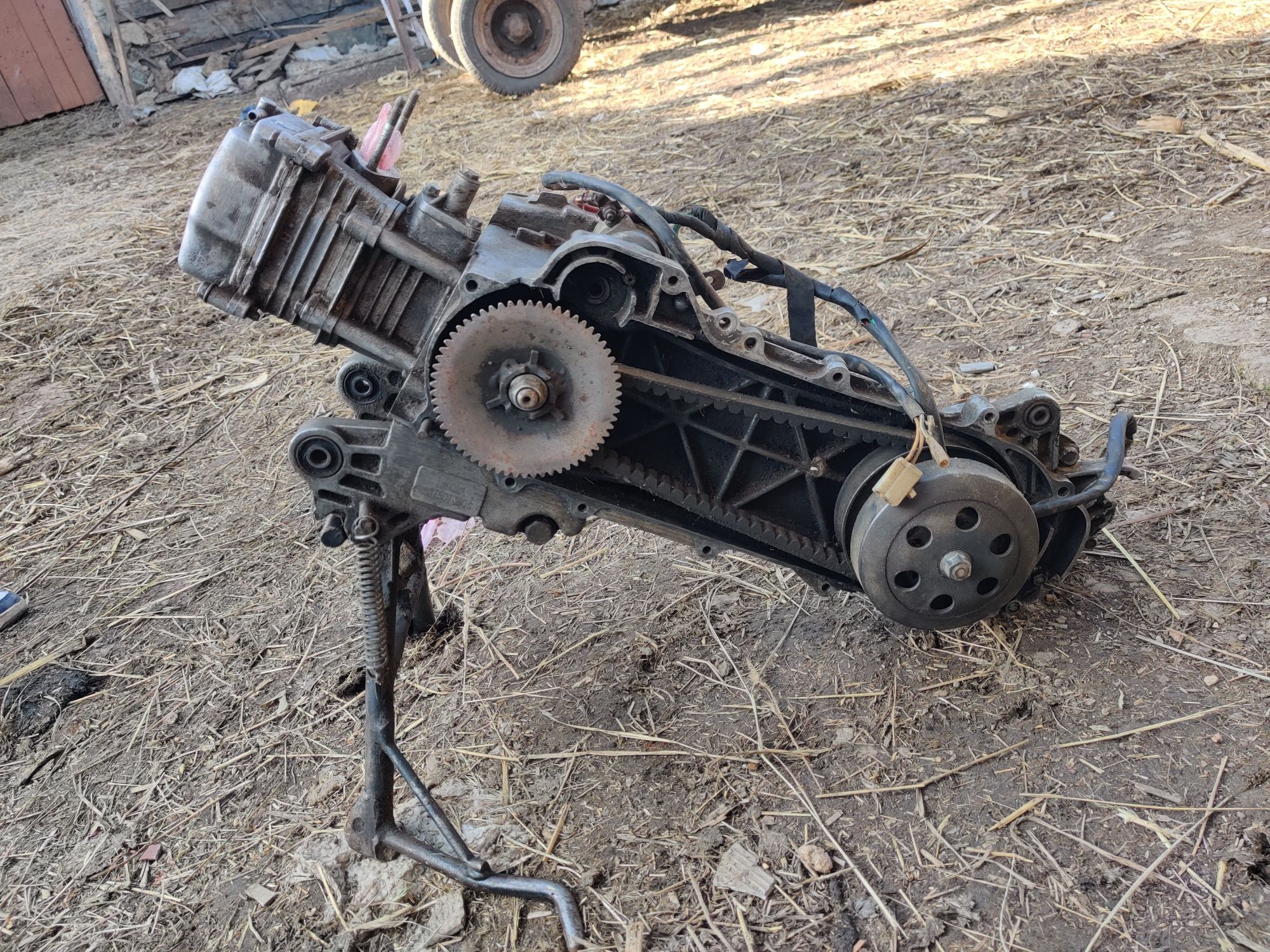Робочий Двигун 4T GY6 80cc 139QMA, довгий під 13 дюймове колесо