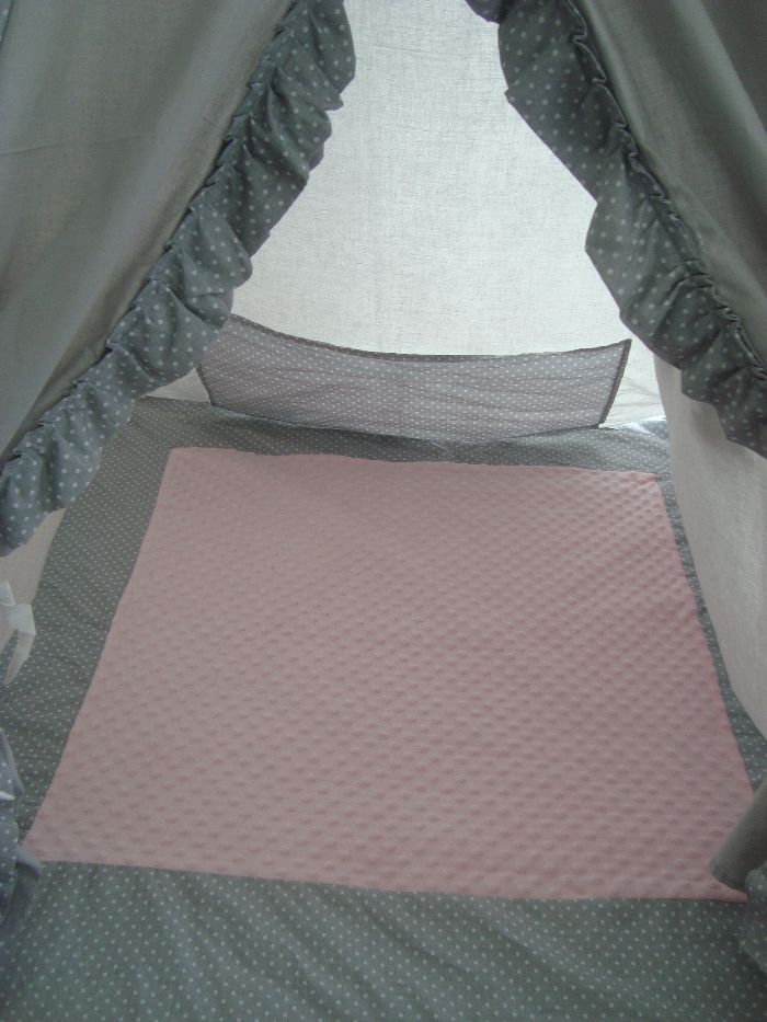 Tipi namiot domek poduszki dla dziewczynki