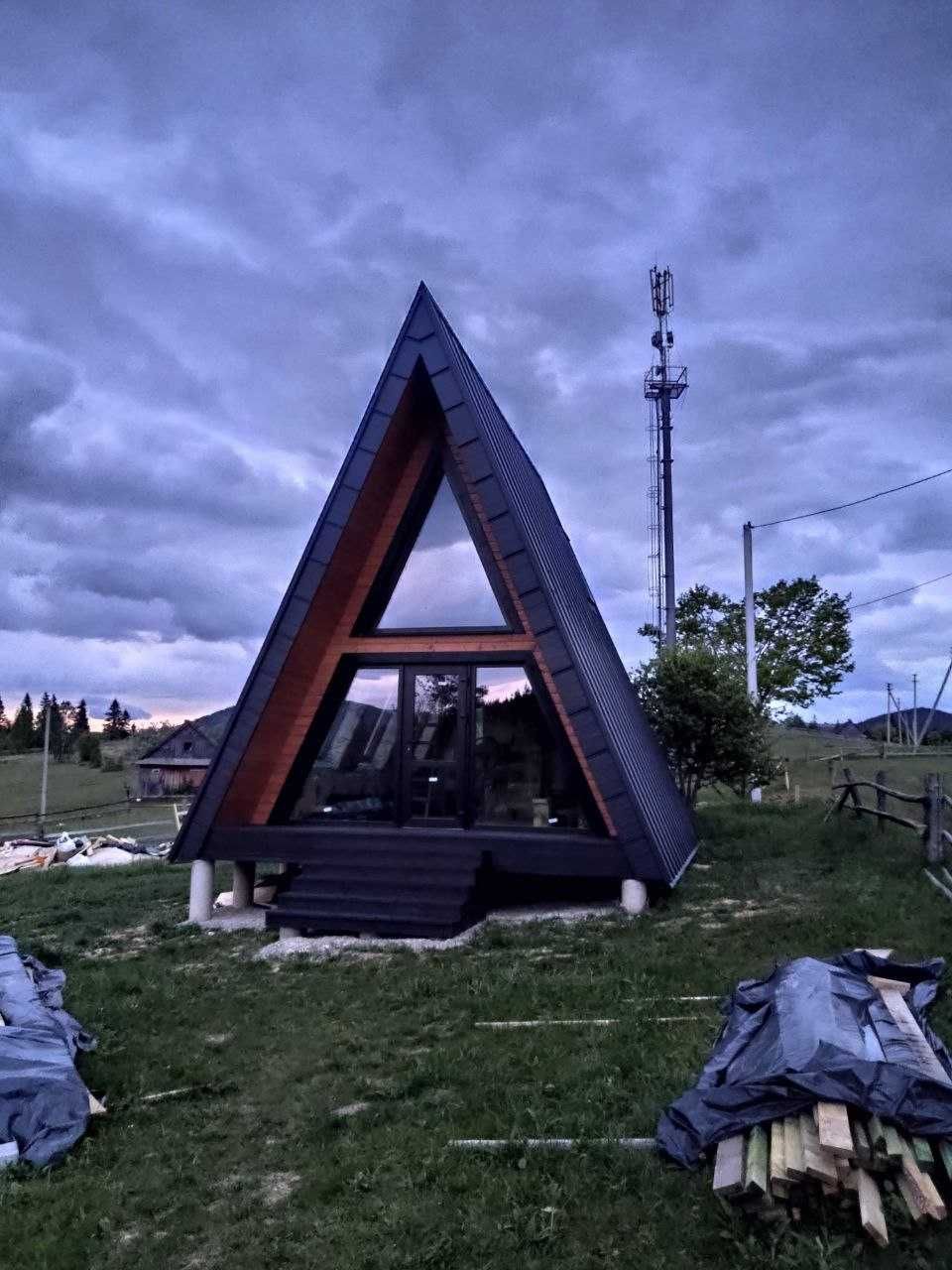 Будівництво каркасних будинків / скандинави / A-Frame / BurnHouse /Ін.