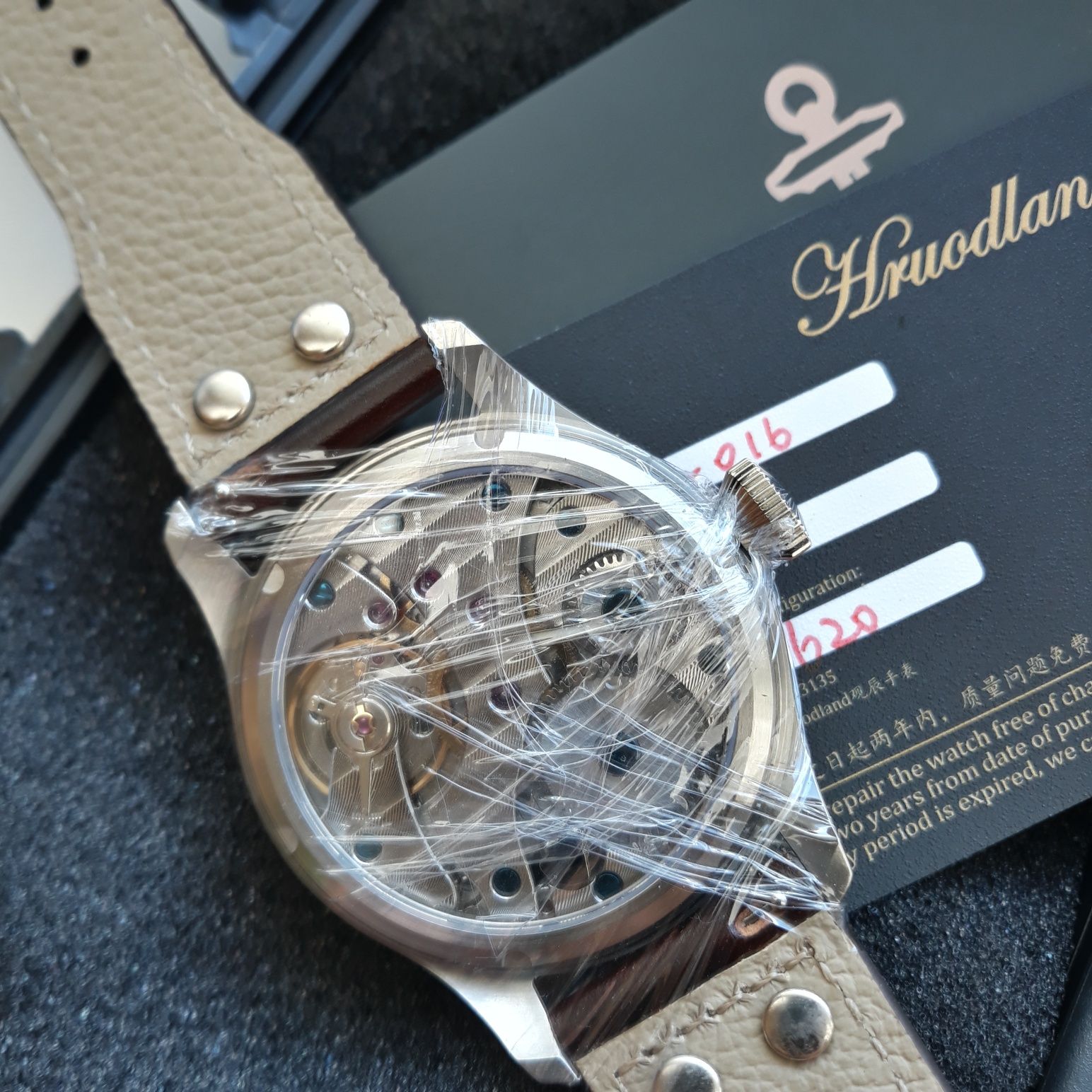 Zegarek mesku Hruodland Turbine Pilot homage IWC