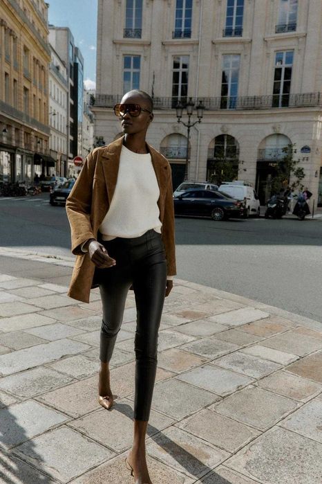 Legginsy z wysokim stanem ZARA