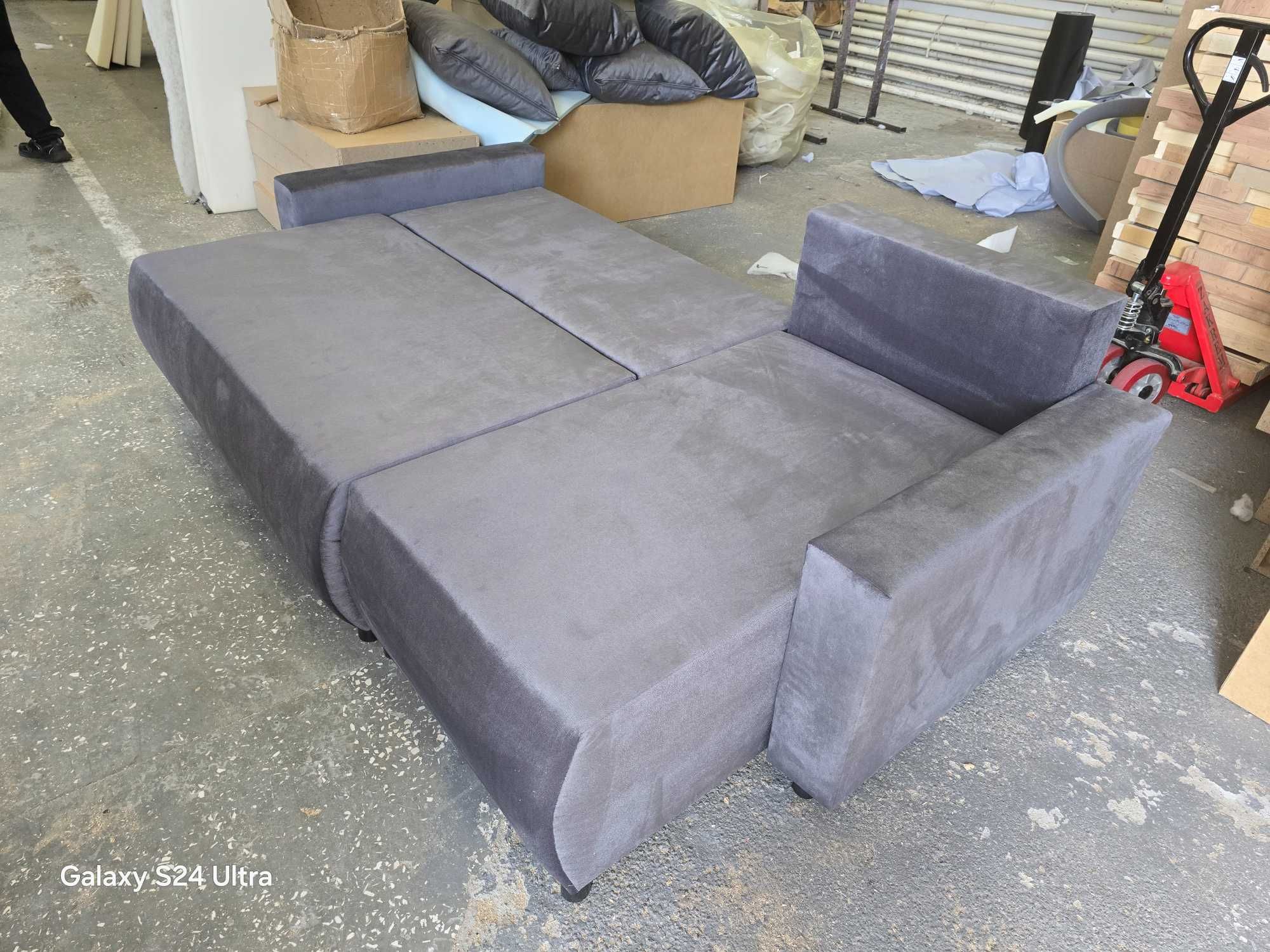 Sofa narożna VEGAS od producenta. Materac sprężynowy