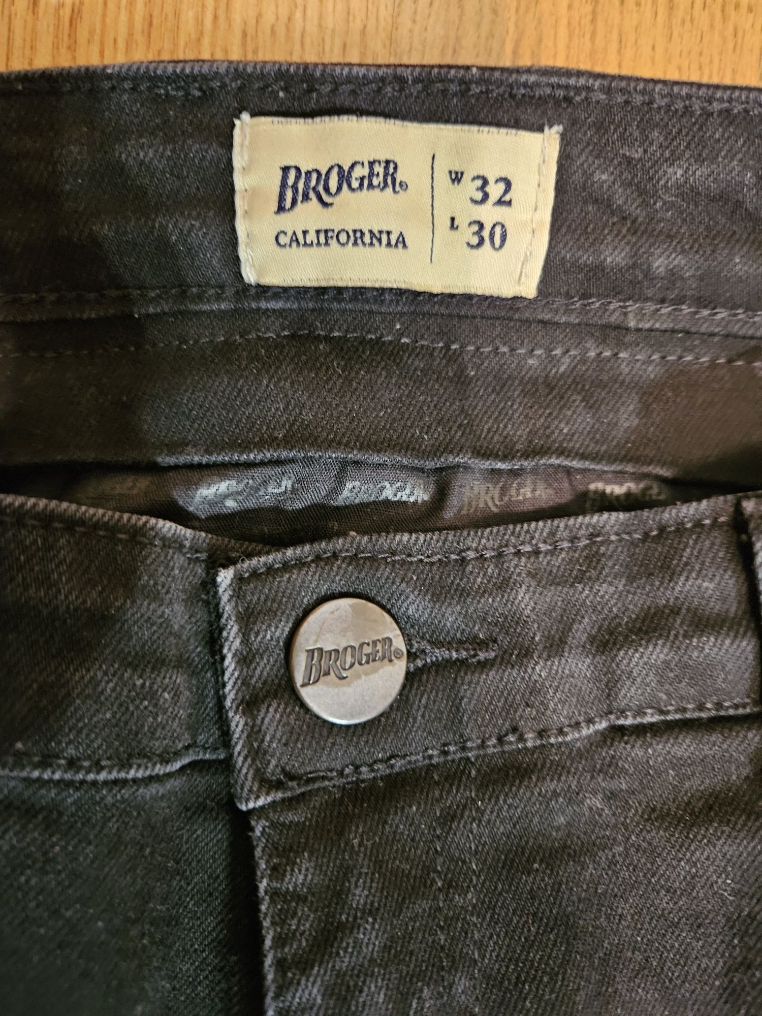 Spodnie motocyklowe damskie Broger California Lady czarnejeansy W32L30