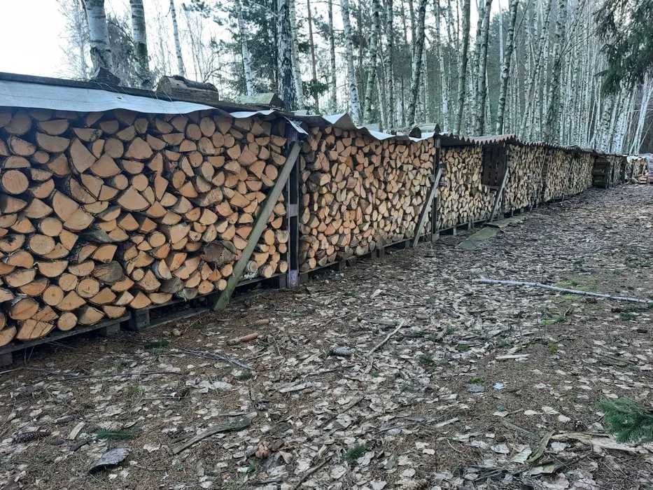 sezonowane drewno przygotowane do palenia buk dab grab jesion