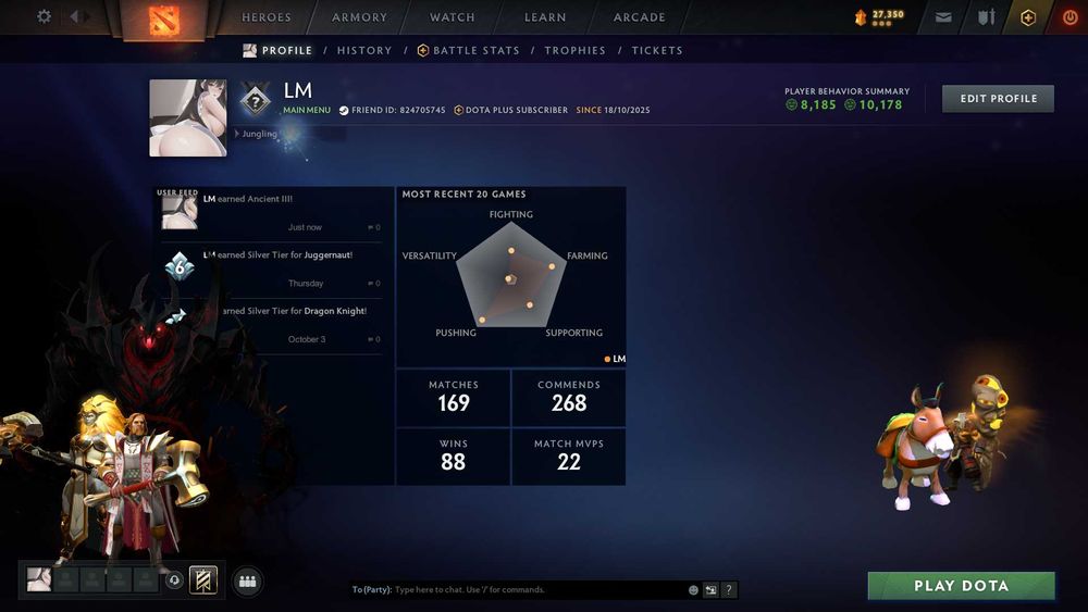 Продам Dota 2 аккаунт 4271 ммр