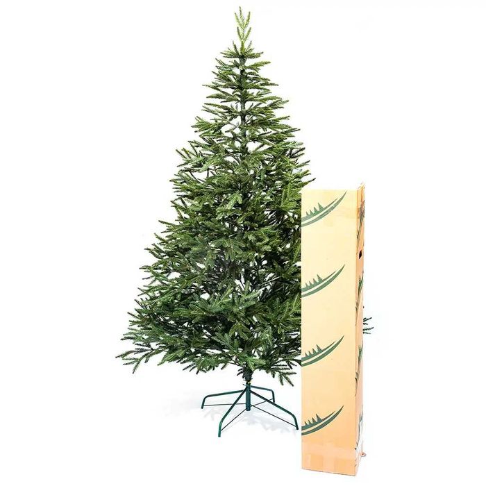 Штучна ялинка «Альпійська» 2.3м. Лита хвоя, Новорічна ялинка, Різдвяна