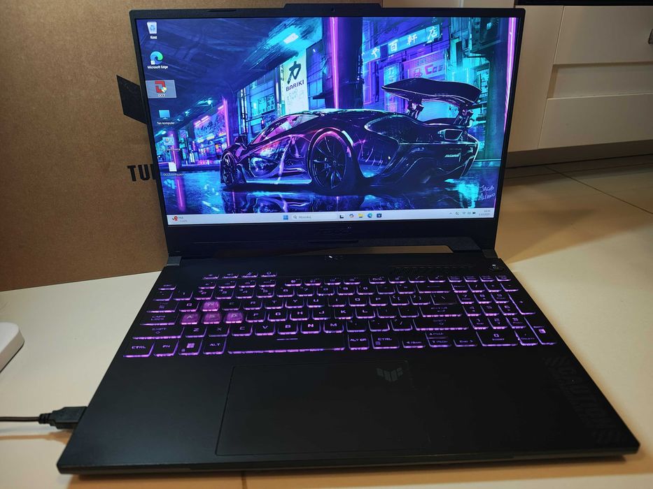GAMINGOWY Laptop ASUS TUF 15.6"R5-12x4.55Ghz,16GB,RTX4060-8GB/GWAR2026