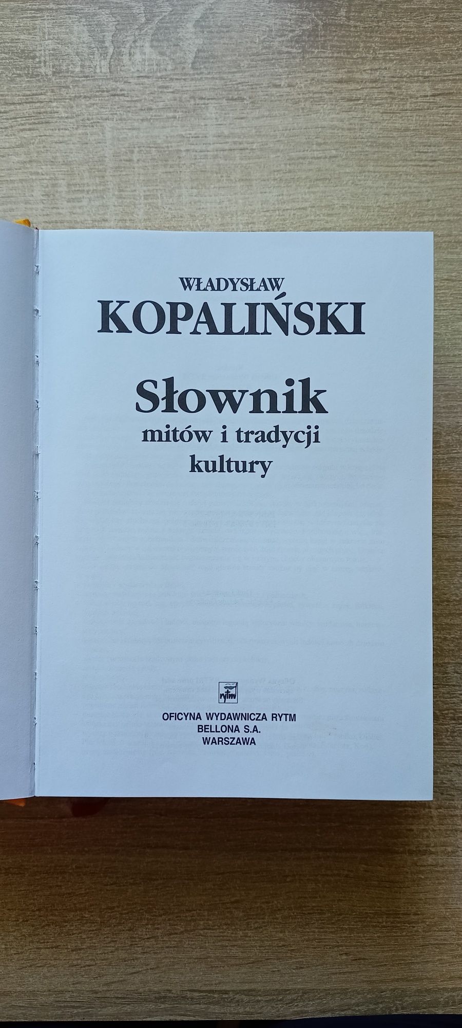 Słownik mitów i tradycji kultury, Kopaliński