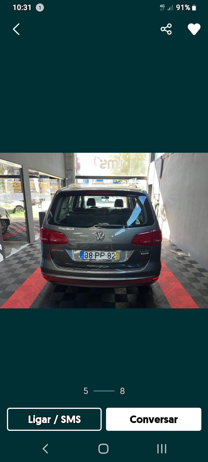 Vendo VW sharan ano 2015