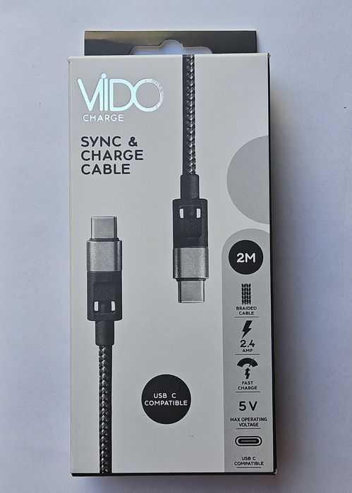 Kabel USB C - 2m z funkcją szybkiego ładowania