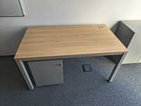 OKAZJA Biurko BALMA G4 - Kolor Natural Oak // True grey+ kontenerek