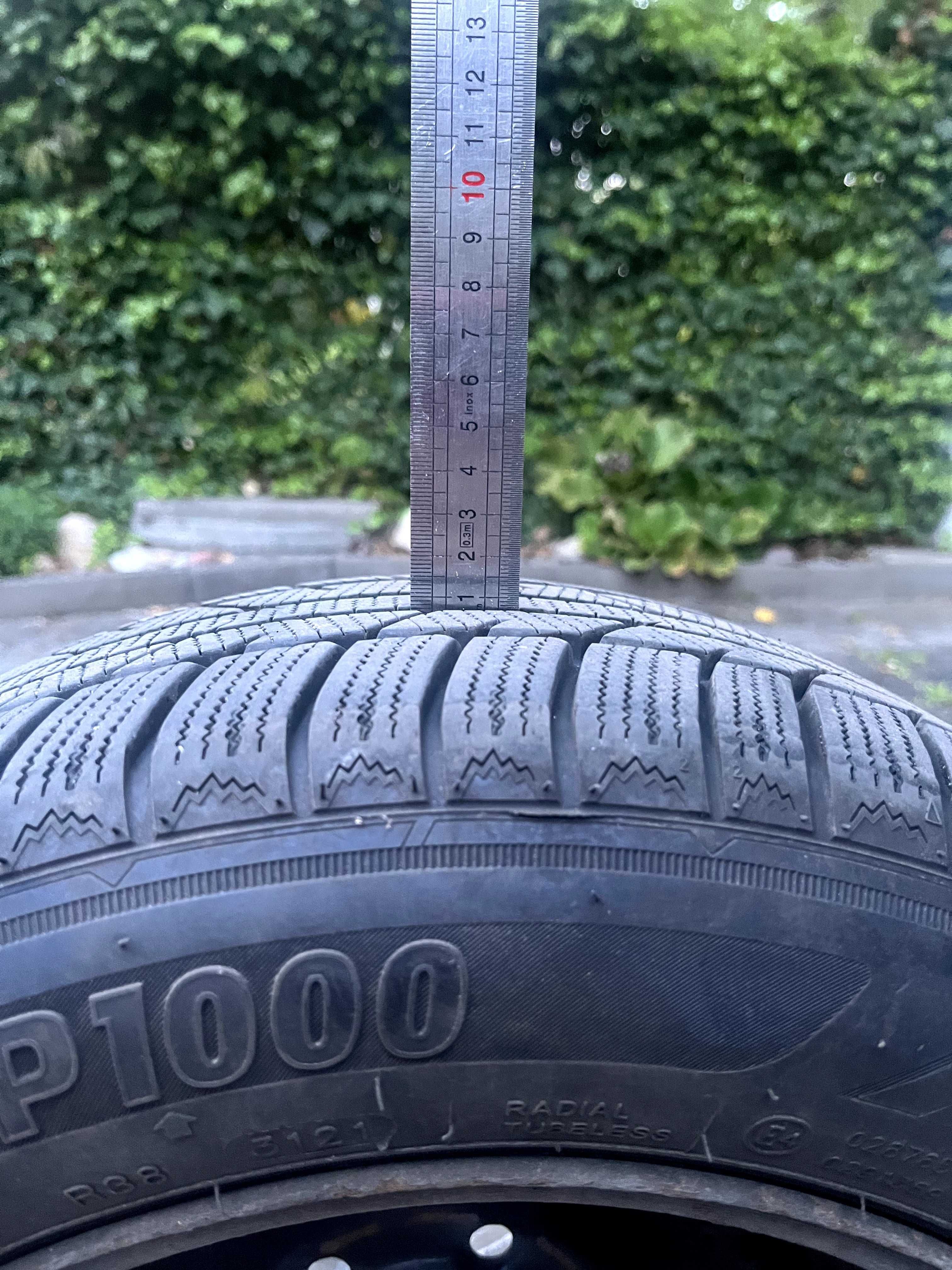 4 koła z oponami zimowymi Zeetex WP1000, 185/60 R14 82 T, 2021r.