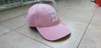 Różowa czapka z daszkiem 55 - 61cm regulowana stan jak nowa