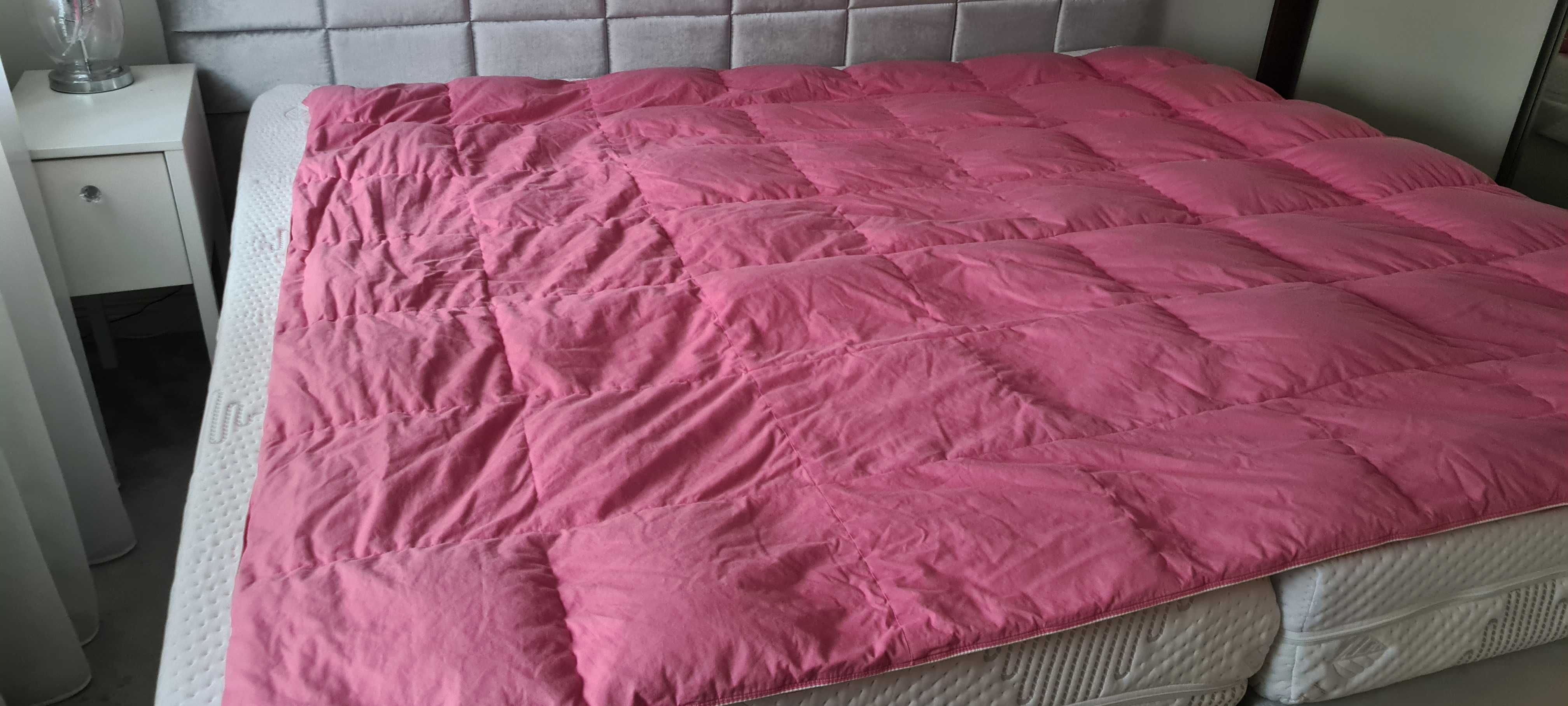 Komplet koldra puch pierze 200x220 cm i poduszka puch pierze 70x80 cm