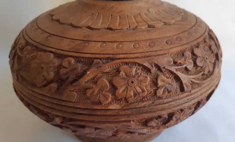 Статуэтка кувшин деревянная Африка