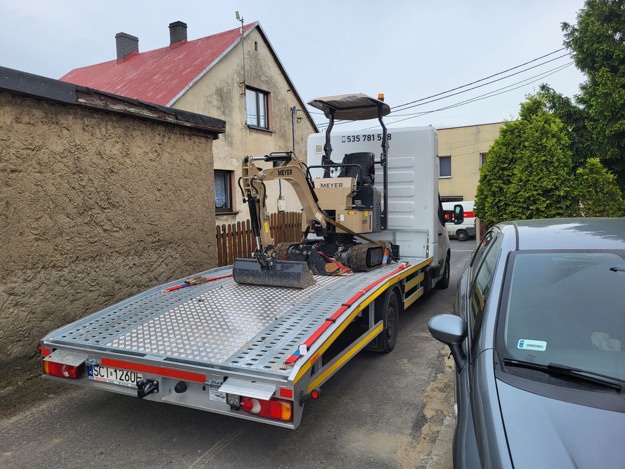 Wynajem wypożyczalnia autolawety laweta busy minikoparka dostawcze