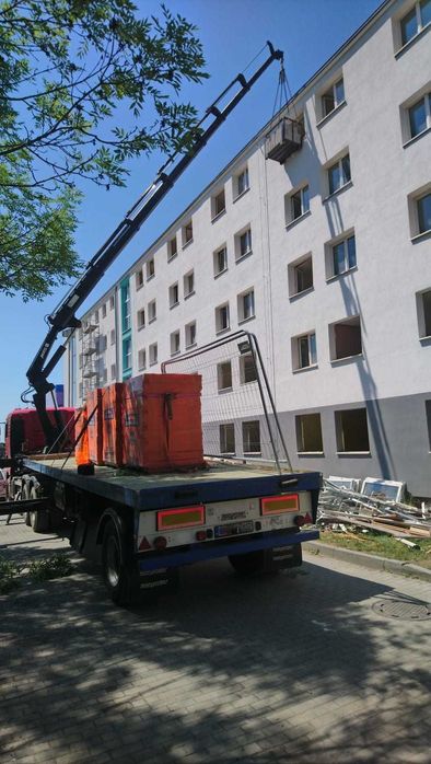 Przewóz kontenerów, transport, usługi HDS.