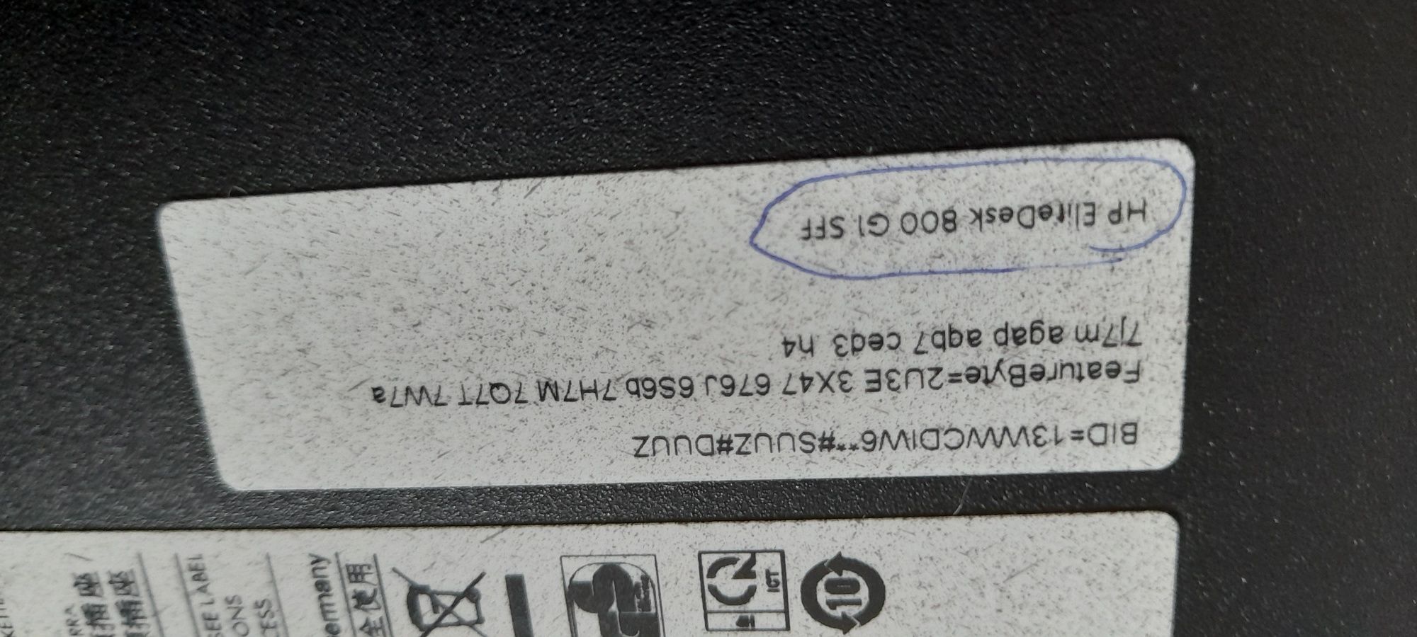 Hp EliteDesu 800 G1 SFF