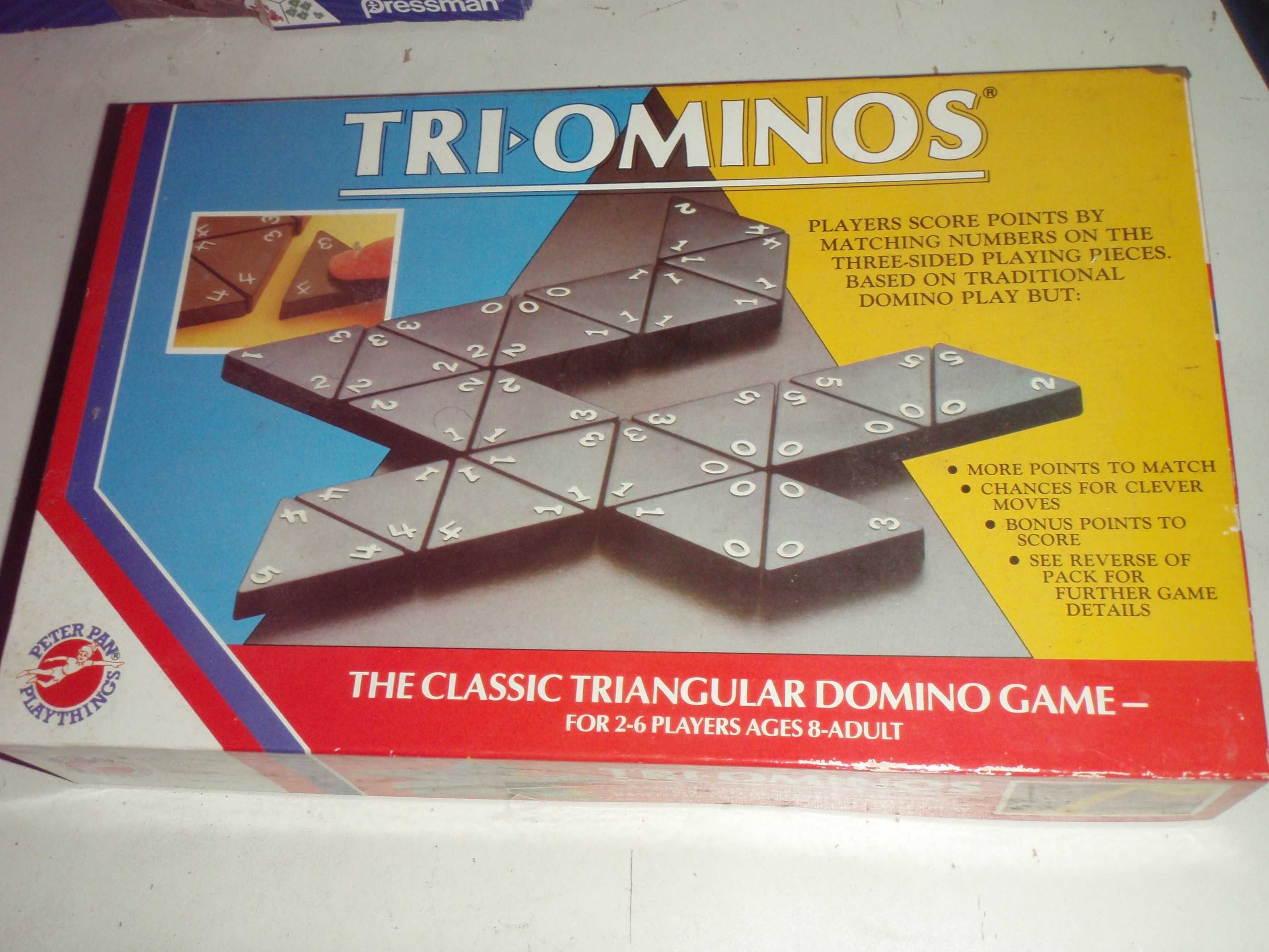 TRIOMINOS rodzinna gra - trudniejsza wersja domino