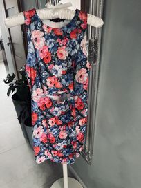 Sukienka kwiatki Primark XS wycięcia