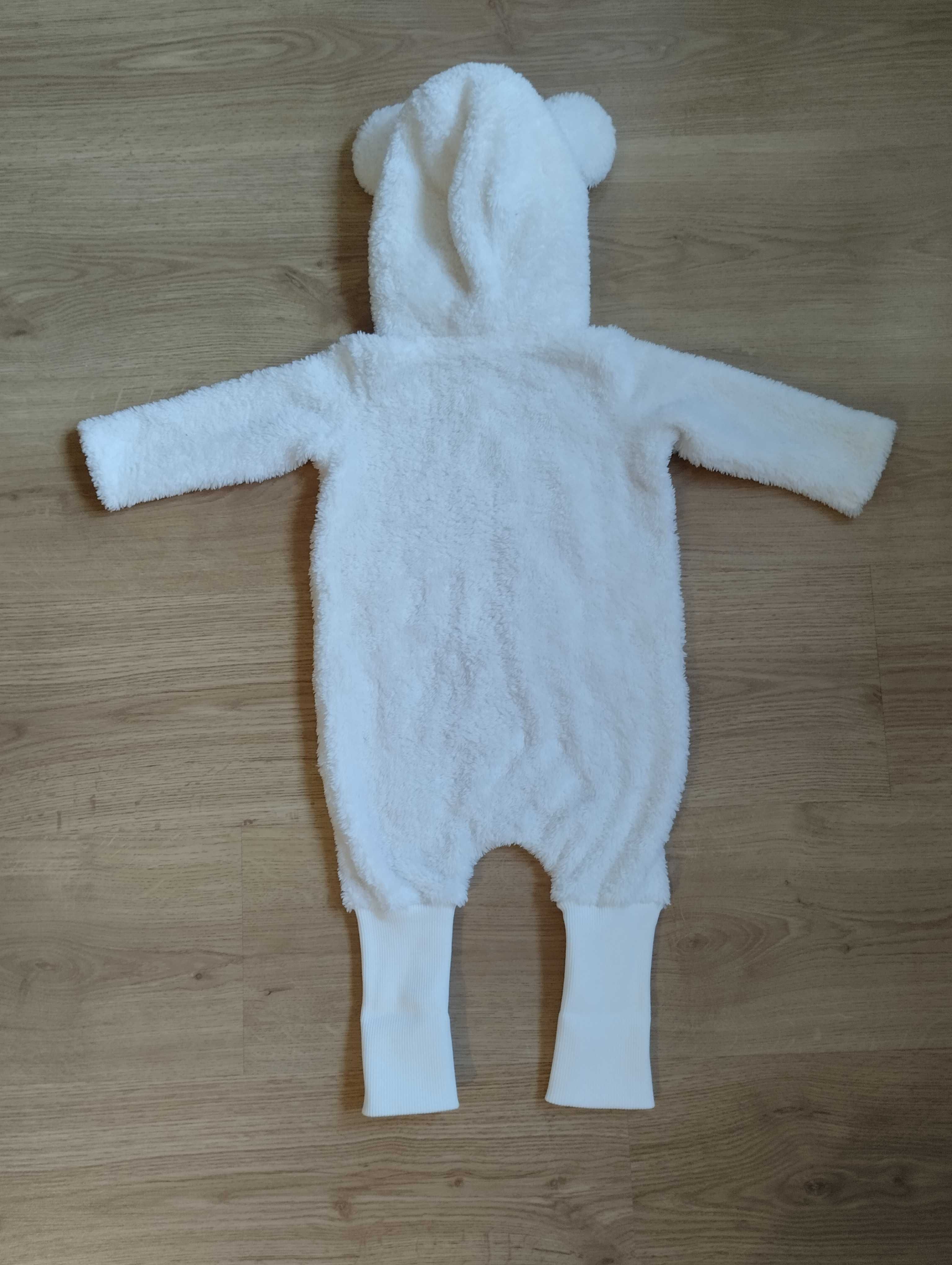 Uchaty kombinezon Fuzzy - Ecru / Zezuzulla ZZZ Rozmiar 74