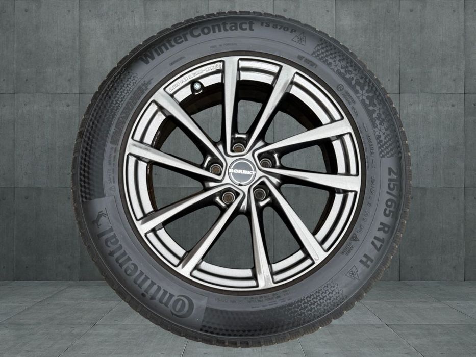 Koła felgi Vw Tiguan R17 5x112 opony zimowe 215/65R17 Continental