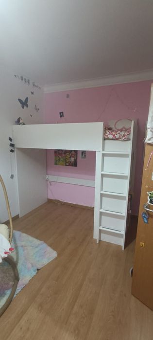Vendo cama alta  com pouco uso