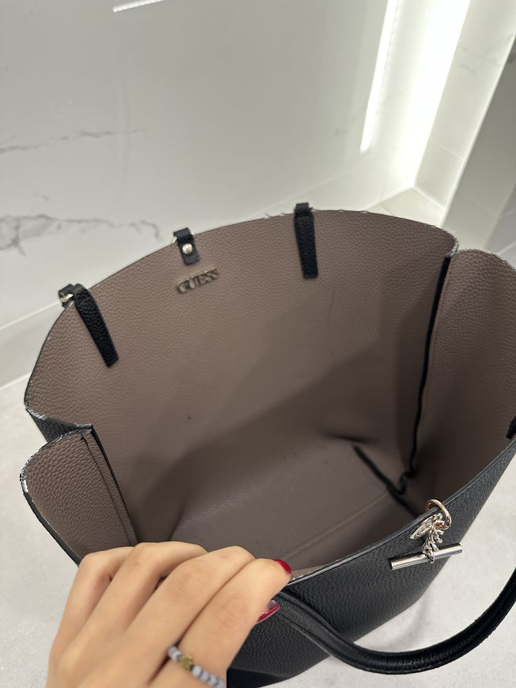 Zestaw dwóch torebek Guess torba shopper i na ramię oryginalne