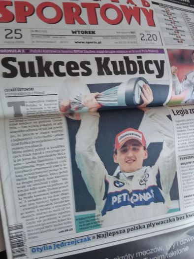 Skarb kibica - Formuła 1 - Robert Kubica