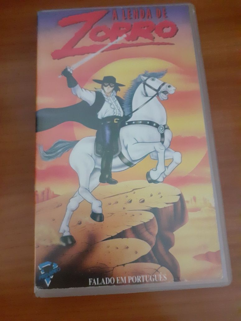 VHS: Zorro (A Lenda de Zorro) - Vol. 1 e 2