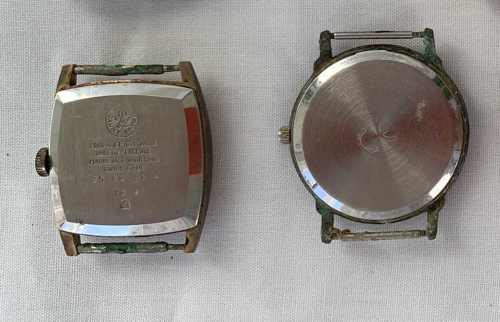 Relógios de pulso, de homem, para peças.